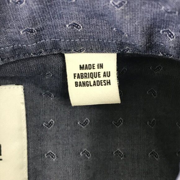 Ben Sherman Tailored Slim Fit Long Sleeve Dress Shirt Men's Size 16.5 / 34-35 - Picture 12 of 13